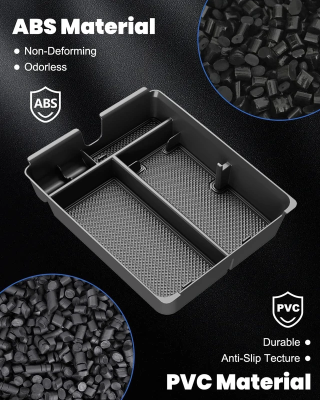 Alt view image 7 of 7 - 3PCS Center Console Organizer Set Accessories Compatible with Honda Pilot 20232026 & Honda Passport 2026 Includes Dash Tray, Hidden Storage Box & Center Console Divider, Keep Your Cabin Neat