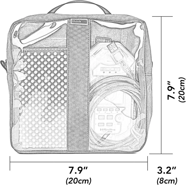 Alt view image 2 of 7 - Cable Management 30 - Electronics, Accessories, and Gear Organizer Pouch - Xlarge