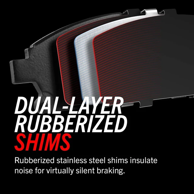 Alt view image 4 of 5 - Z17 Replacement Ceramic Brake Pads Rear 17-1679