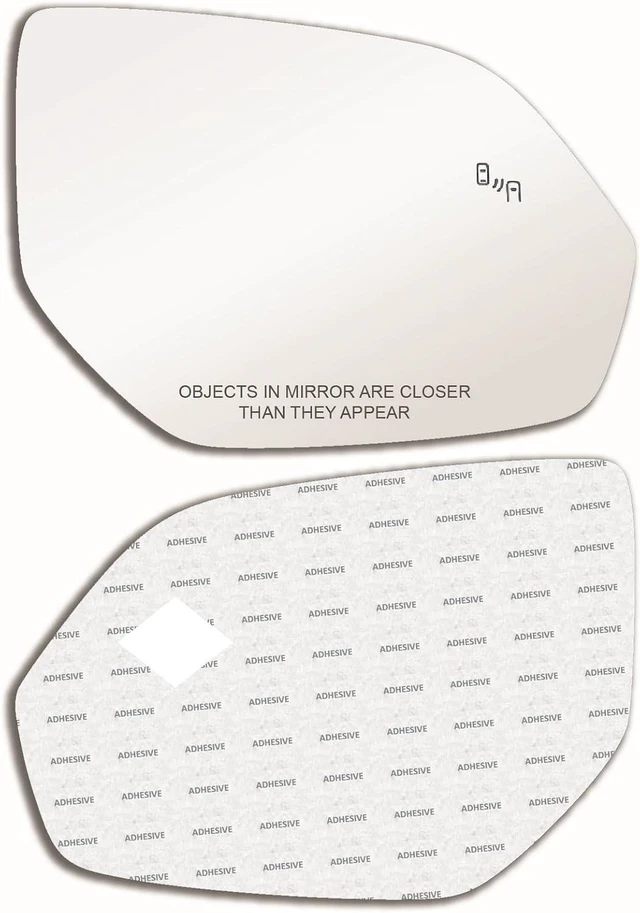 Main image of Blind Spot Mirror Glass with Full Size Adhesive for 2018-2026 Volkswagen Atlas Passenger Side View Right RH