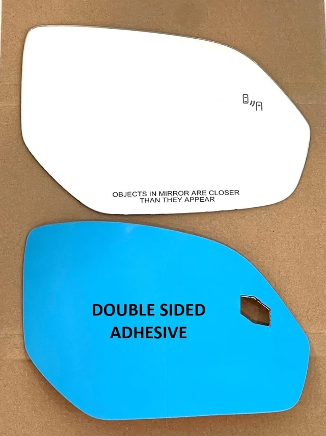Alt view image 2 of 5 - Blind Spot Mirror Glass with Full Size Adhesive for 2018-2026 Volkswagen Atlas Passenger Side View Right RH