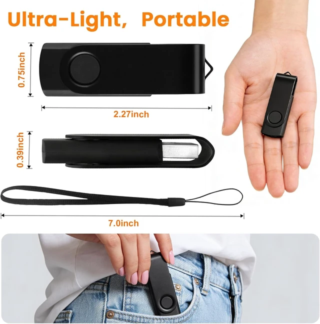 Alt view image 7 of 7 - 16GB Flash Drive 10 Pack, Black Thumb Drives Swivel USB Stick Flashdrive for Computer, USB 2.0 Memory Stick Jump Drive Pendrive with LED Indicator, Zip Drives for Data Storage Backup with 10 Lanyards