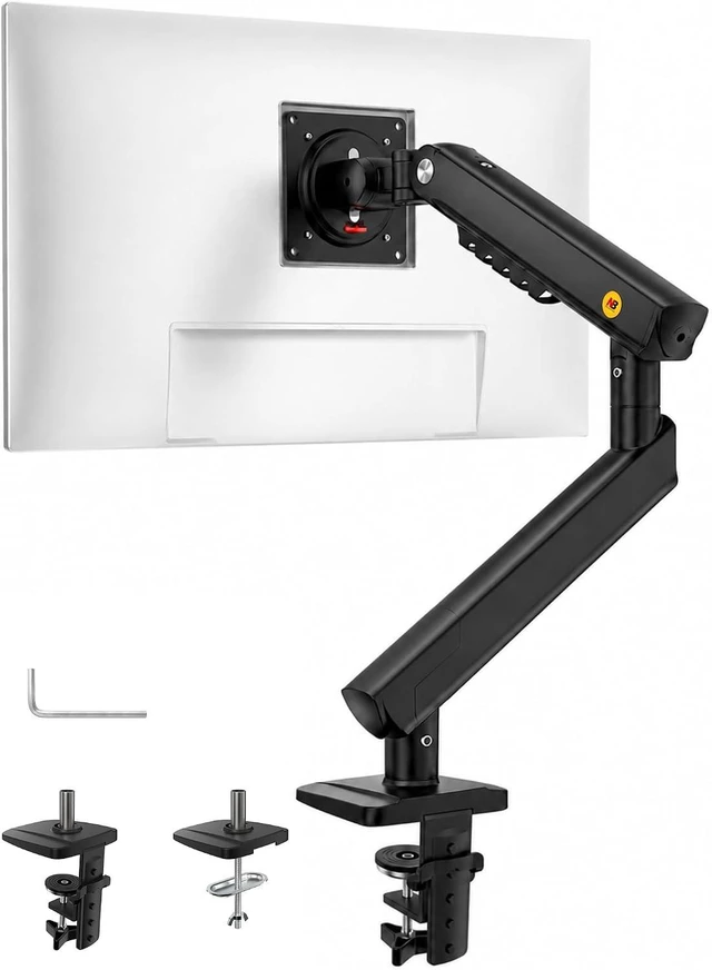Main image of NB SmooVex Monitor Mount, Monitor Stand fits up to 32 Inch, Mechanical Spring Mount, VESA 75/100 mm, Model-A5(Black)