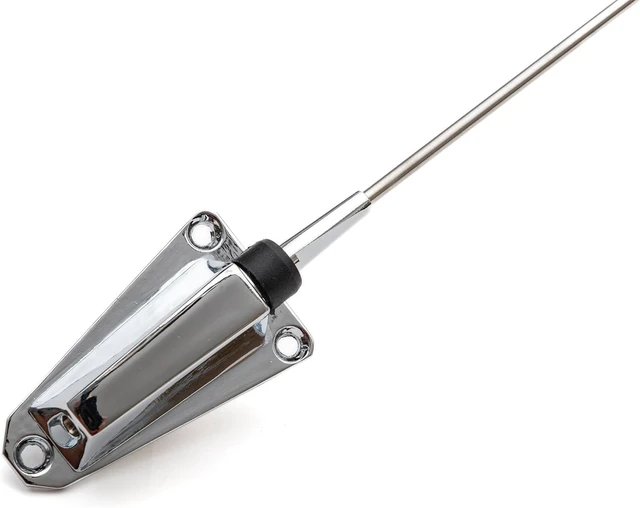 Alt view image 3 of 6 - - Chrome Replacement Antenna Base fits Jeep Wrangler (1985-1996) - Jeep CJ (1976-1995)