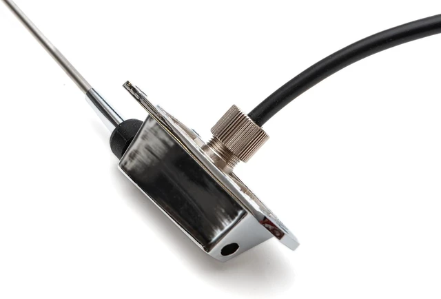Alt view image 6 of 6 - - Chrome Replacement Antenna Base fits Jeep Wrangler (1985-1996) - Jeep CJ (1976-1995)