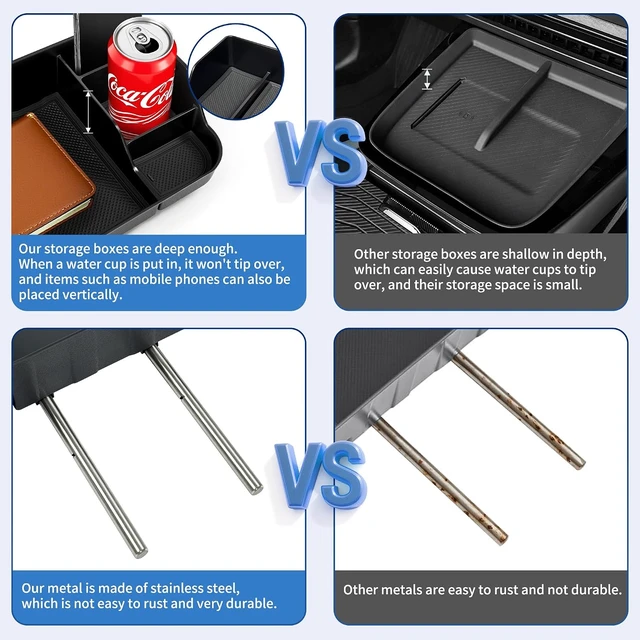 Alt view image 6 of 7 - Upgraded Headrest Organizer&Tray for Ford F-Super Duty(Jump Seat Only)