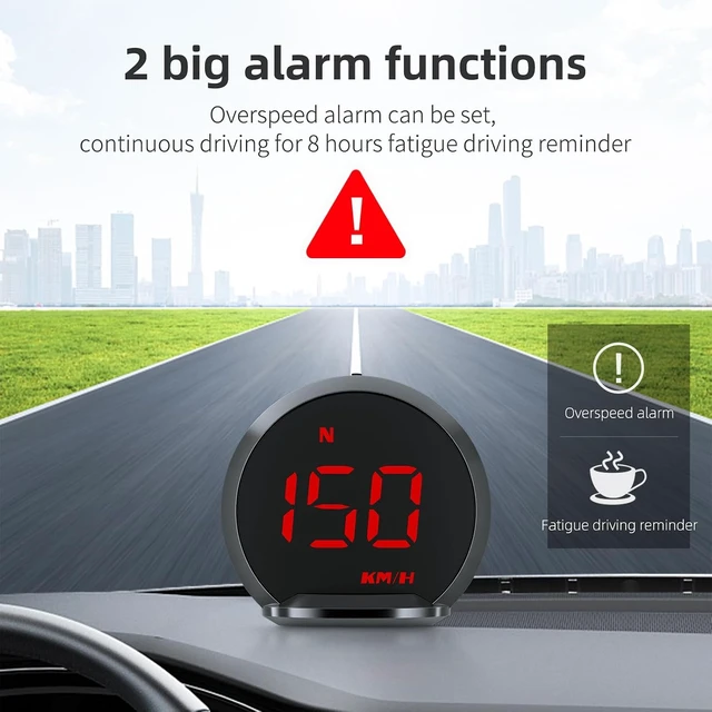Alt view image 4 of 7 - GPS Speedometer Heads up Display for Cars Digital Speedometer for car