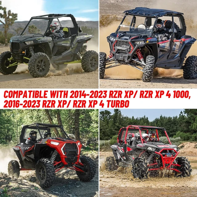 Alt view image 5 of 7 - 2014-2023 RZR XP UTV Rear Soft Window Dust Water Resistant