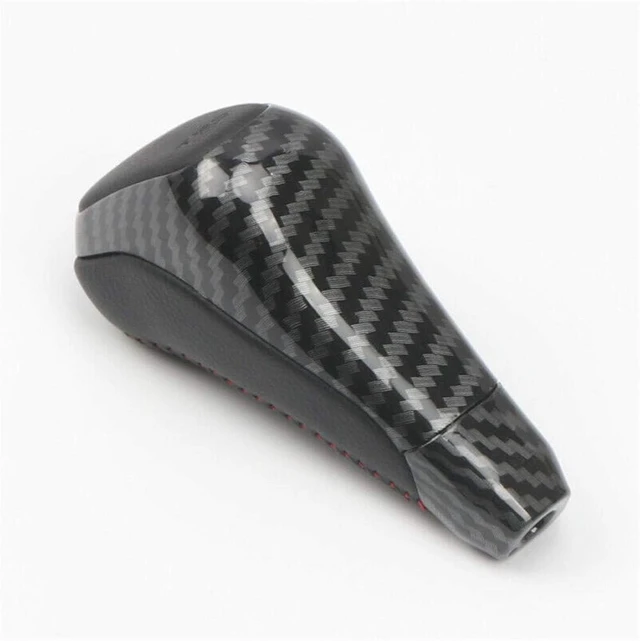Alt view image 4 of 7 - for Toyota 4Runner TRD 2010-2024/ Tundra TRD Pro 2007-2021 Accessories Car Interior Gear Shift Knob Replacement Matte Black 1pc (Carbon Fiber Grain)