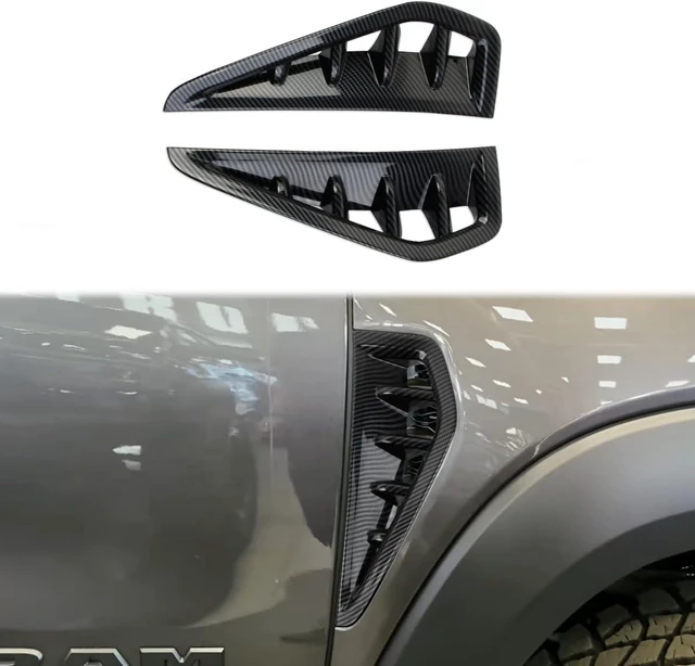 Main image of Side Body Vent Cover Trims Accessories for 2021-2026 RAM 1500 TRX/RHO (Carbon Fiber Style)