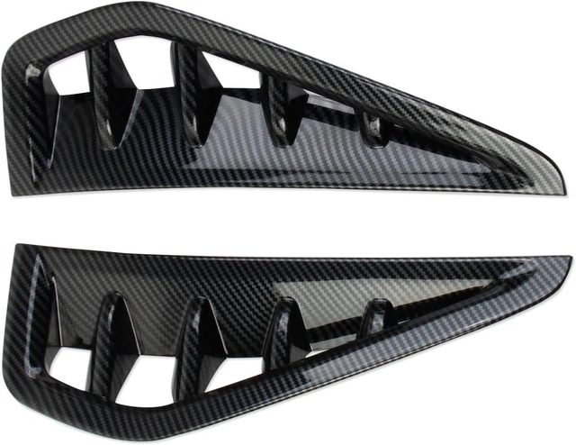 Alt view image 3 of 6 - Side Body Vent Cover Trims Accessories for 2021-2026 RAM 1500 TRX/RHO (Carbon Fiber Style)