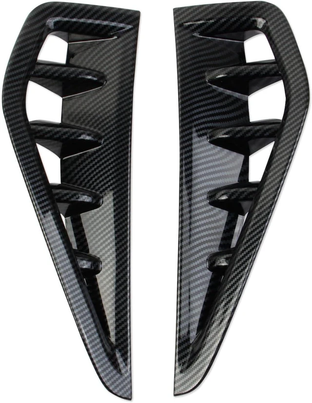 Alt view image 2 of 6 - Side Body Vent Cover Trims Accessories for 2021-2026 RAM 1500 TRX/RHO (Carbon Fiber Style)