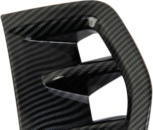 Alt view image 5 of 6 - Side Body Vent Cover Trims Accessories for 2021-2026 RAM 1500 TRX/RHO (Carbon Fiber Style)