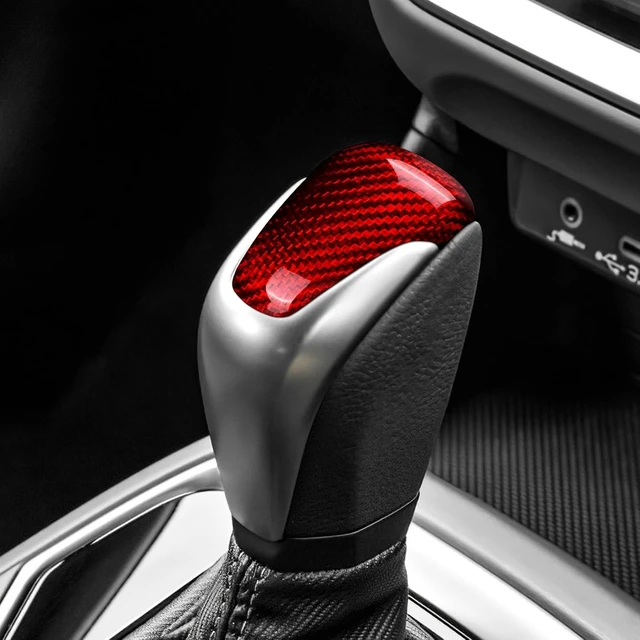 Alt view image 6 of 7 - Red Gear Shift Knob Cover for Subaru Crosstrek Impreza 2024-up
