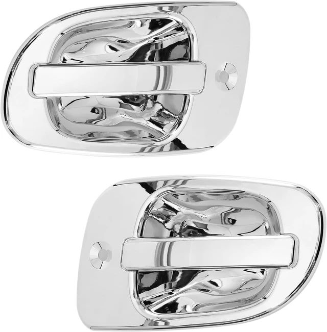Alt view image 5 of 7 - Chrome Door Handle Cover Fit for 2008-2017 Freightliner Cascadia