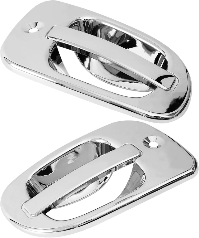 Alt view image 6 of 7 - Chrome Door Handle Cover Fit for 2008-2017 Freightliner Cascadia