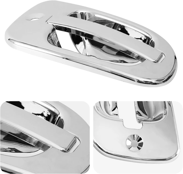 Alt view image 7 of 7 - Chrome Door Handle Cover Fit for 2008-2017 Freightliner Cascadia