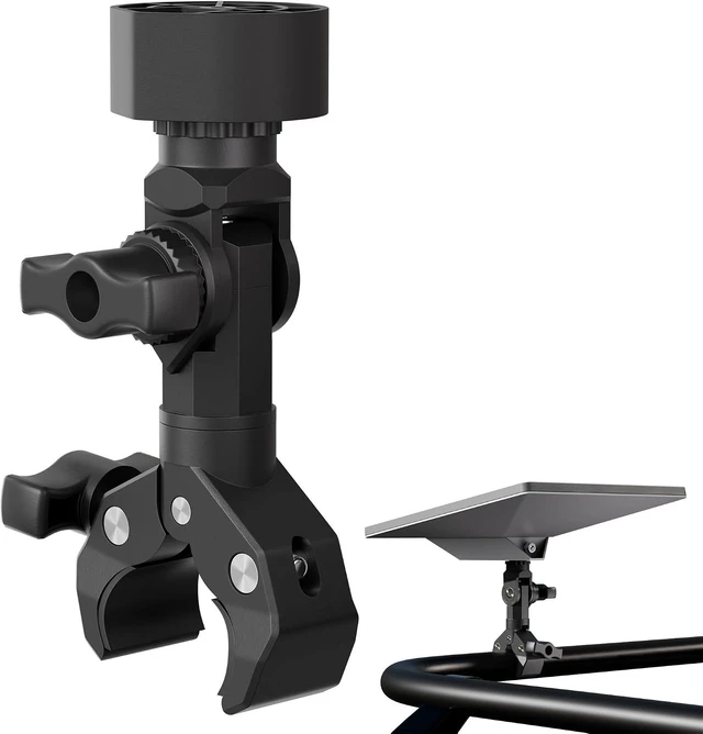 Main image of Starlink Mini Clamp Mount Adjustable Universal Pole Clamp2024/2025/2026 Starlink Mini Mount with Pipe Adapter Compatible for RV, Yacht, Van, Camper, Boat
