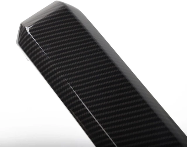 Alt view image 5 of 7 - for F150 Inner Door Handles Covers Interior Decoration Trim Kits for F150 2015-2020 Accessories, Carbon Fiber Grain, 4Pack