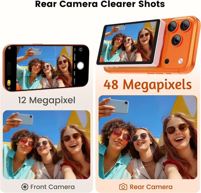 Alt view image 4 of 7 - Magnetic Selfie Monitor Screen for iPhone & Android, 4K Wireless Vlog Screen with Remote, 180° Rotation & Screen Mirroring Content Creator Essentials for TikTok, YouTube Live Streaming (Pink)