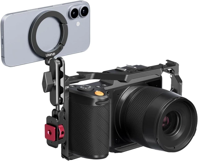 Alt view image 4 of 7 - MA56 Aluminum Magnetic Phone Tripod Mount w 1/4" Screw Arca Base