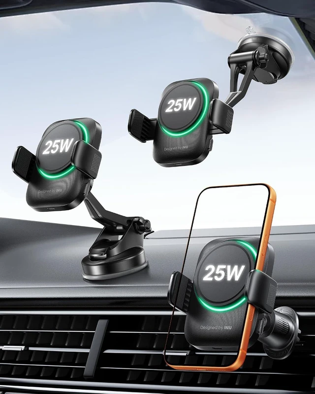Main image of MagSafe Car Mount Charger, Original Qi2.2 Certified 25W Fast Charging