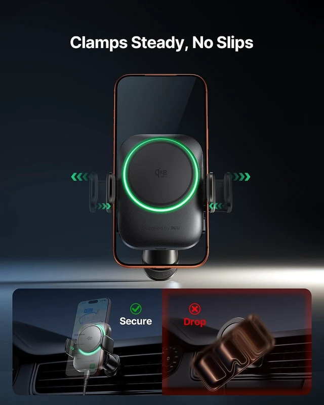 Alt view image 4 of 7 - MagSafe Car Mount Charger, Original Qi2.2 Certified 25W Fast Charging