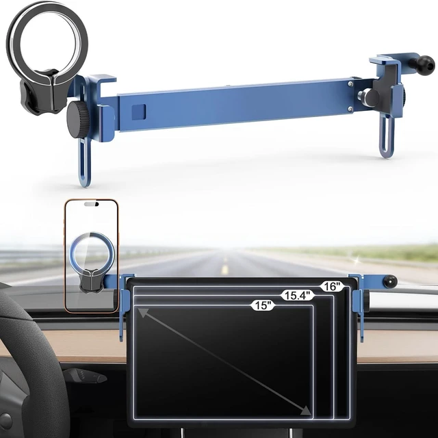 Alt view image 7 of 7 - Magnetic Phone Mount for Tesla Model 3/Y Center Screen, Holder for MagSafe