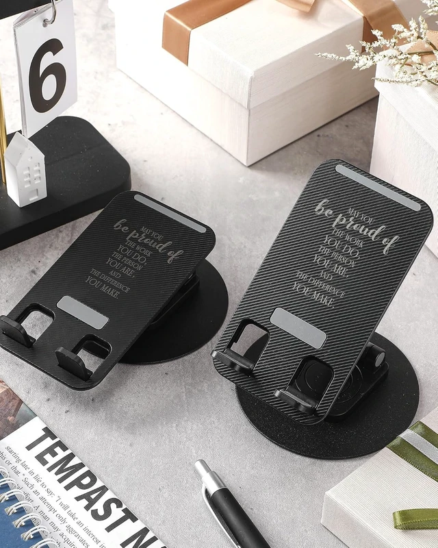 Alt view image 2 of 6 - 12 Pcs Employee Appreciation Gifts Bulk, Rotating Phone Stands