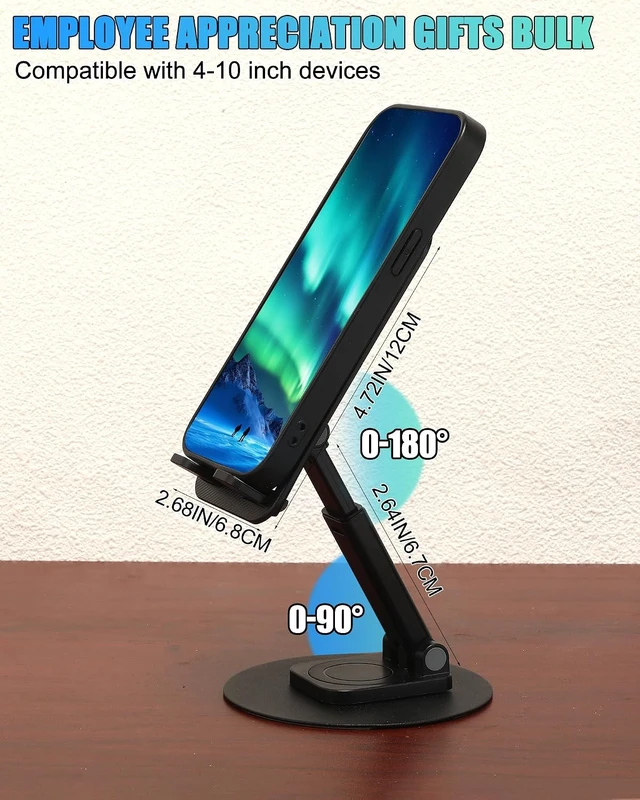 Alt view image 3 of 6 - 12 Pcs Employee Appreciation Gifts Bulk, Rotating Phone Stands