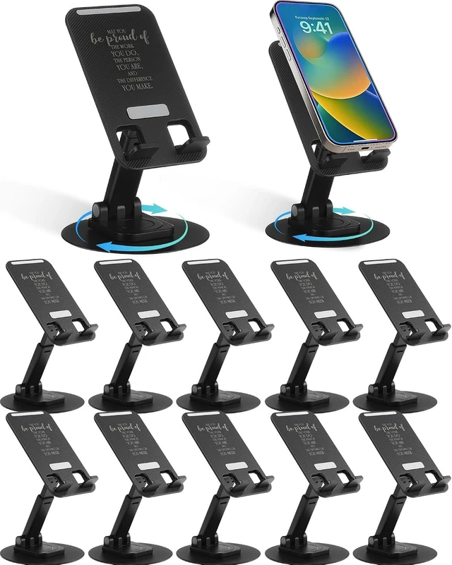 Main image of 12 Pcs Employee Appreciation Gifts Bulk, Rotating Phone Stands