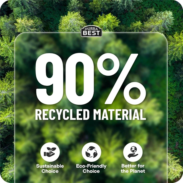 Alt view image 5 of 7 - Heavy-Duty Trash Bags 120 count, 18 Gallon Black, Ultra Thick Drawstring Garbage Bags Leak-Resistant for Home & Commercial Use, Big Trash Bags, Made in USA
