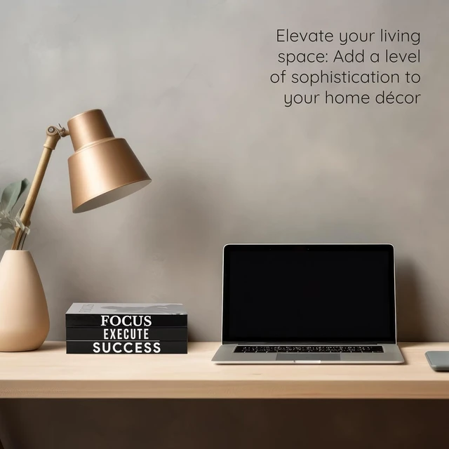 Alt view image 7 of 7 - Motivational Decorative Books Set of 3 - Faux Books for Home Office Decor