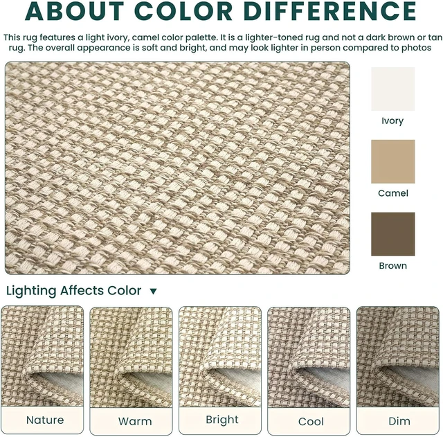 Alt view image 3 of 7 - Runners for Hallways 2x6 ft Washable Kitchen Runner Non Slip Rubber Backed Hall Runners Cotton Entryway Runner Rugs for Indoor Backdoor Bedroom Kitchen, Oatmeal Beige