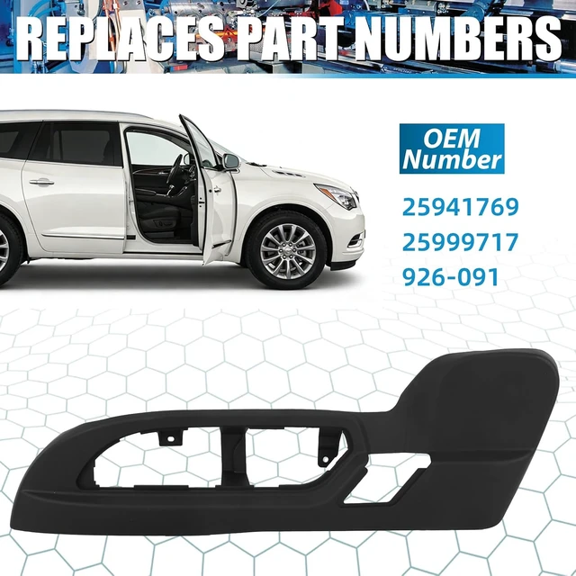 Alt view image 2 of 6 - Driver Seat Trim Panel Compatible with Chevy Traverse GMC Acadia