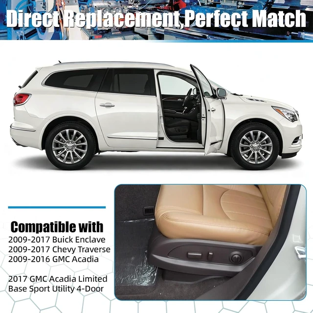 Alt view image 3 of 6 - Driver Seat Trim Panel Compatible with Chevy Traverse GMC Acadia