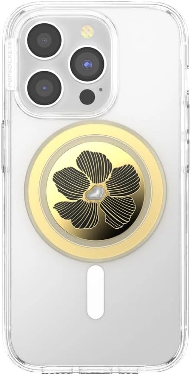 Alt view image 3 of 5 - Phone Grip for MagSafe, Magnetic Holder- Mae Flower Pearl
