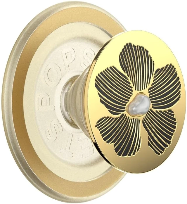 Alt view image 4 of 5 - Phone Grip for MagSafe, Magnetic Holder- Mae Flower Pearl