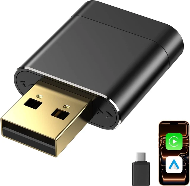 Main image of Wireless CarPlay Adapter for iPhone & Android Auto USB Car Dongle