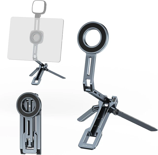 Main image of Magnetic iPad Tripod Stand Universal for Galaxy Tab A9+ & iPhone 17-12 Series