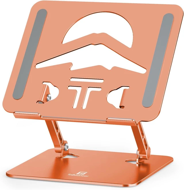 Main image of Z-Shaped Laptop Stand for Desk Fits 10"-16" Notebook, Orange