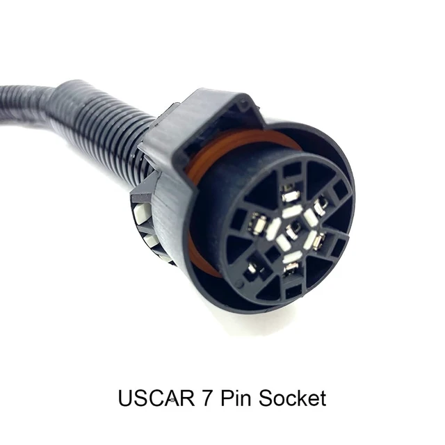 Alt view image 5 of 7 - CK4T-13B576-KE Trailer Tow Rear Bumper Wiring Connector Harness Kit for Ford 2015-2019 Transit 150 250 350, Replaces CK4Z-13A576-B, 9U5Z-14489-MAA