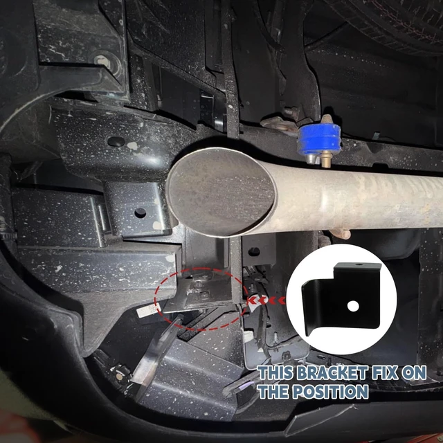 Alt view image 3 of 6 - Rear Left Underbody Shield Cover Compatible with 2022-2025 Ford Maverick