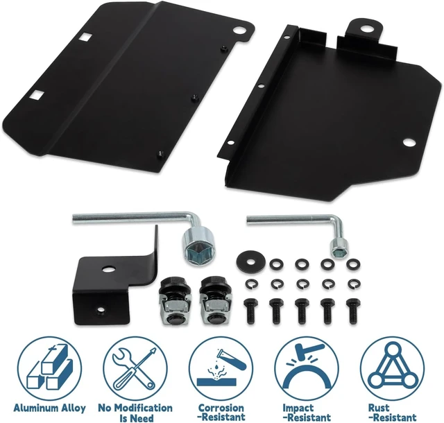 Alt view image 5 of 6 - Rear Left Underbody Shield Cover Compatible with 2022-2025 Ford Maverick