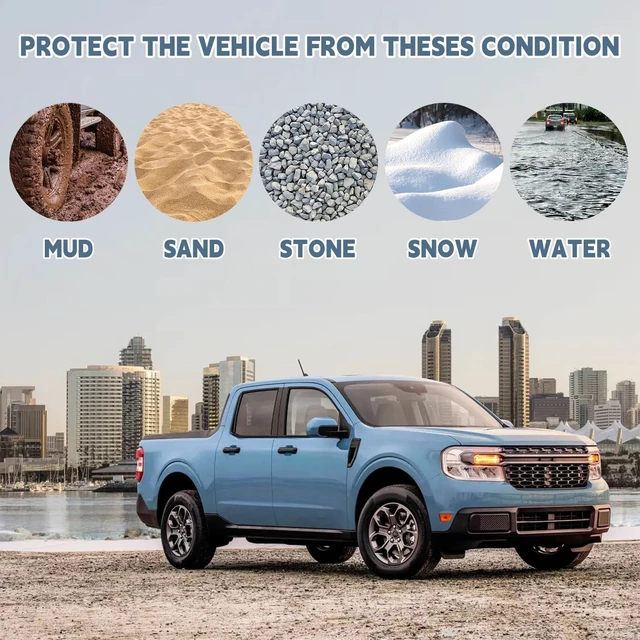 Alt view image 6 of 6 - Rear Left Underbody Shield Cover Compatible with 2022-2025 Ford Maverick