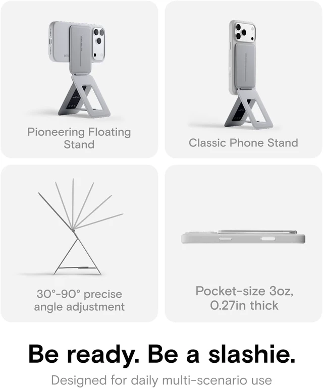 Alt view image 3 of 7 - Phone Tripod Stand, Portable Selfie Stick for iPhone, Mulit-Angle