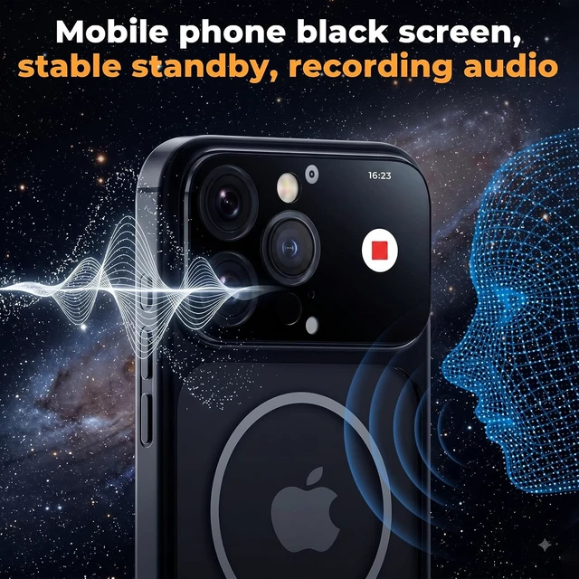 Alt view image 5 of 6 - Phone Case for iPhone 16 Pro Max, Smart Display, for MagSafe, Clear Back