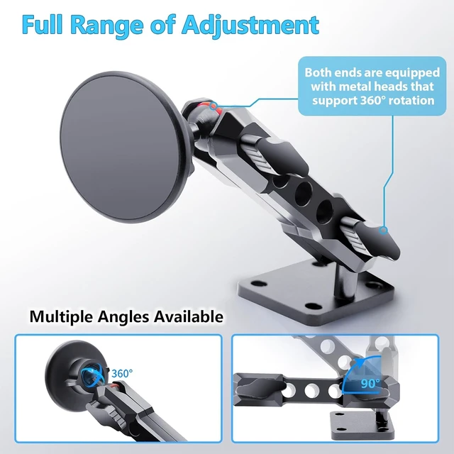 Alt view image 4 of 6 - Magsafe Phone Mount for 2024-2026 Jeep Wrangler JL JLU Gladiator JT 4XE
