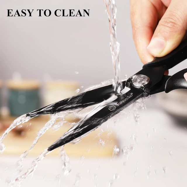 Alt view image 5 of 7 - Kitchen Scissors All Purpose Heavy Duty Scissors Titanium Coated, Kitchen Shears for Food, Micro Serrated with Detachable Blades