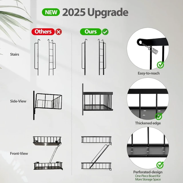 Alt view image 5 of 7 - Fire Escape Wall Shelf - New York Decorative Ladder Shelf, Wall Art Floating Shelf Black Metal Shelves for Bedroom, Home Office Storage and Display (3-Tier)